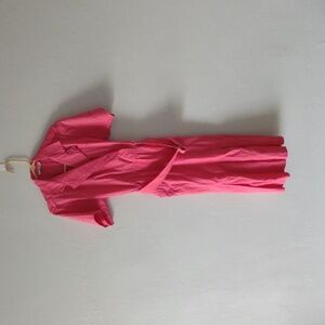 Sweet Baby Jane Plain Jane Pink Short Sleeve Dress with Belt